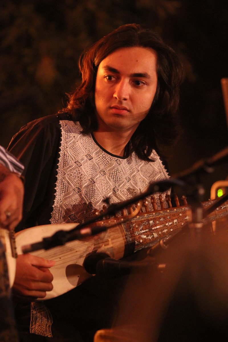 The music for the audiobook was performed by K. Q. Essar.  He’s an expert on the rabab, a traditional Afghan instrument.
