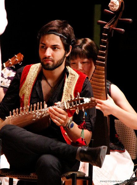 The music for the audiobook was performed by K. Q. Essar.  He’s an expert on the rabab, a traditional Afghan instrument.